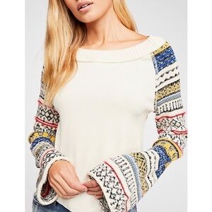 Free People Fairground Thermal Top/Sweater XS